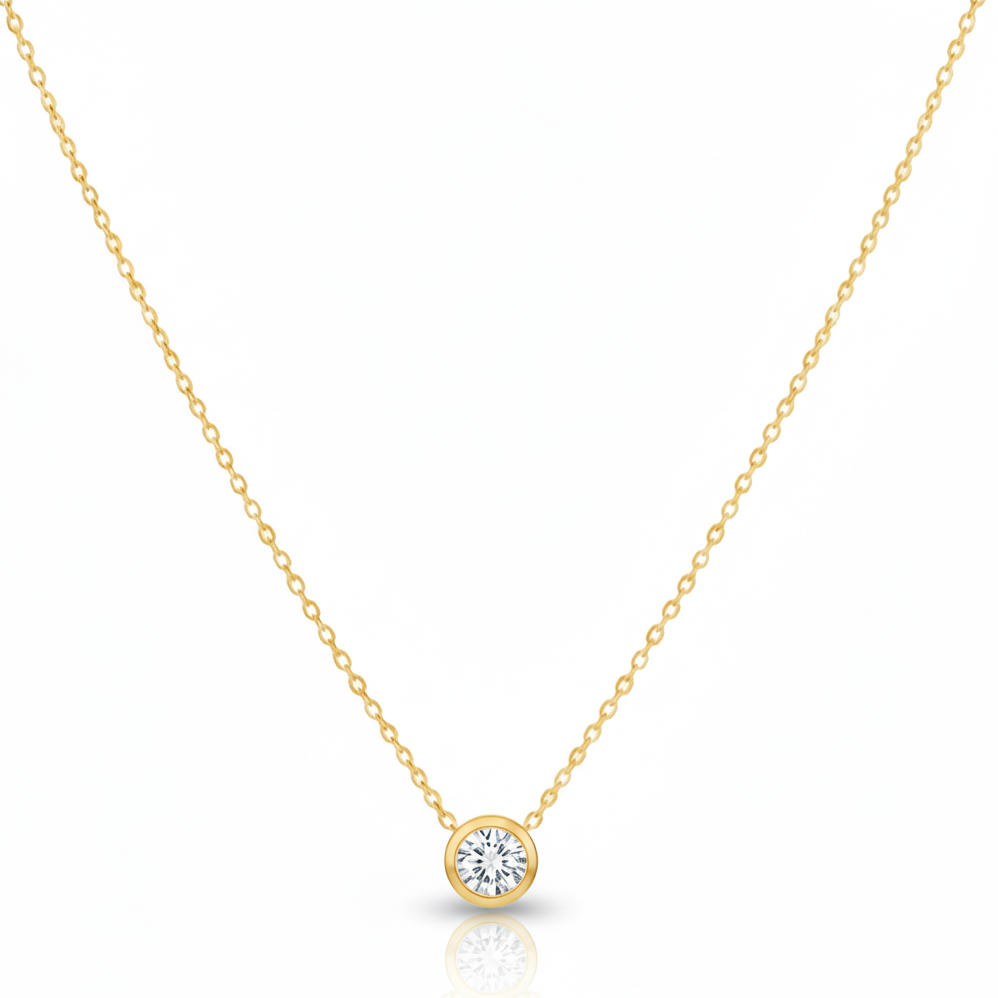 April Crystal Birthstone Necklace