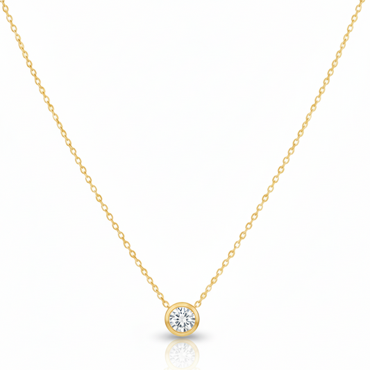 April Crystal Birthstone Necklace