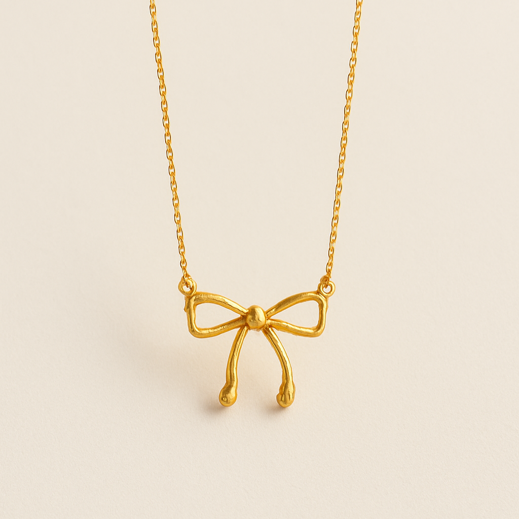 Belle Bow Necklace