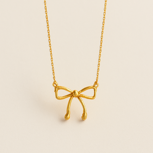 Belle Bow Necklace