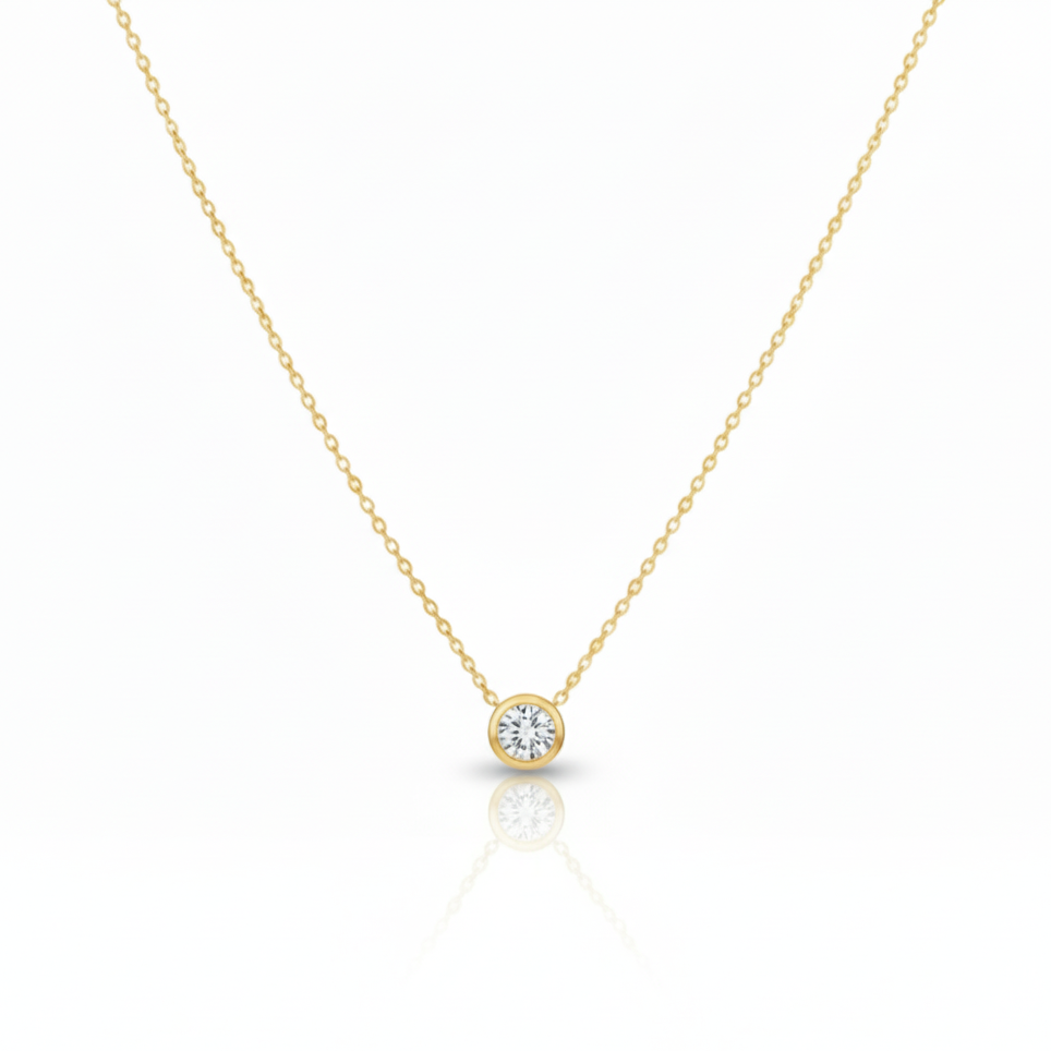 April Crystal Birthstone Necklace