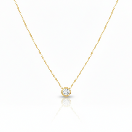 April Crystal Birthstone Necklace