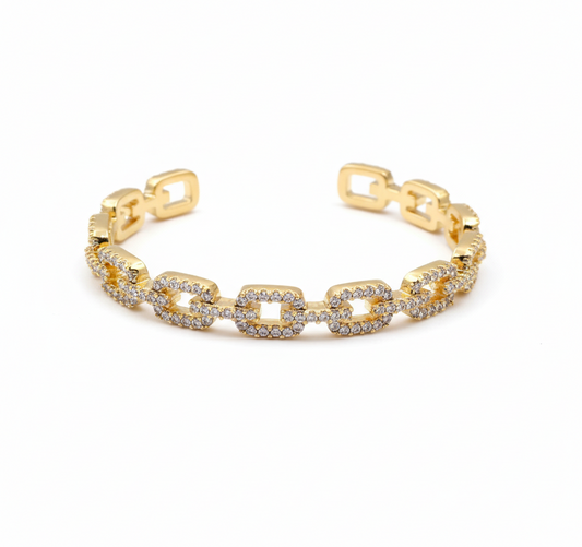 The Pave Link Cuff