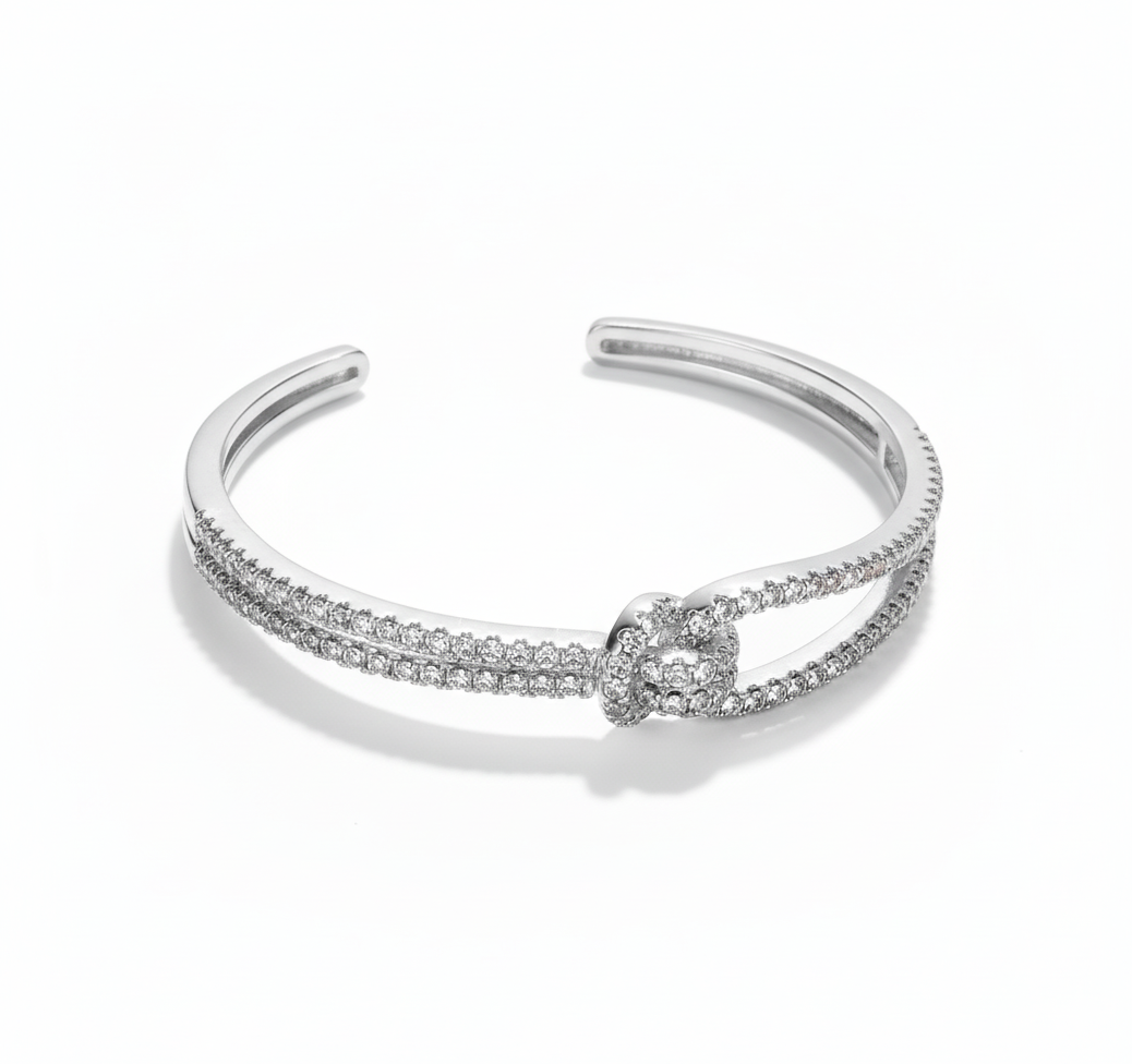 The Pave Knot Bracelet