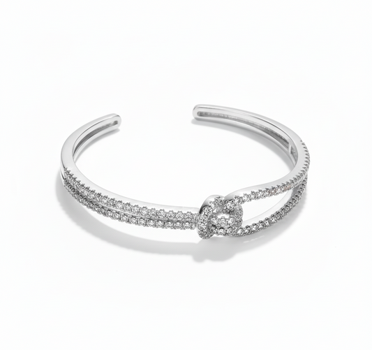 The Pave Knot Bracelet